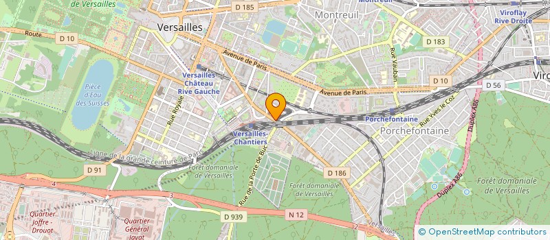 localisation de l'entreprise INTERTRAL SYSTEMS à VERSAILLES