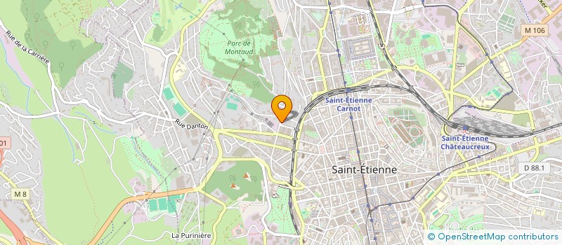 localisation de l'entreprise INTERTRANS  SAINT-ETIENNE