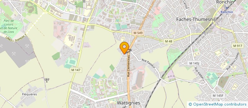 localisation de l'entreprise INTERVAL à WATTIGNIES