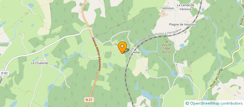 localisation de l'entreprise INTERVAL  ST-PIERRE-DE-FRUGIE