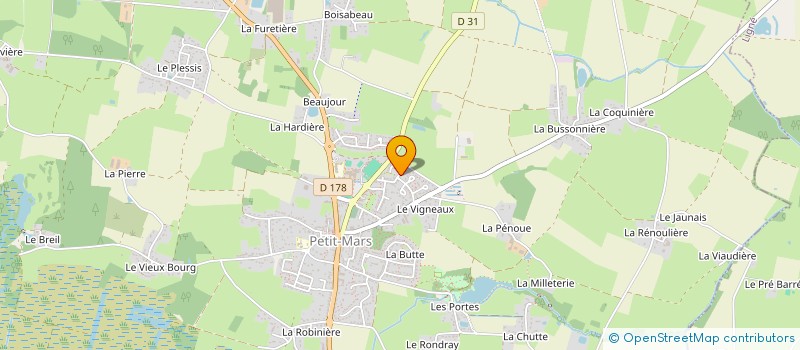 localisation de l'entreprise INTERVAL  PETIT-MARS