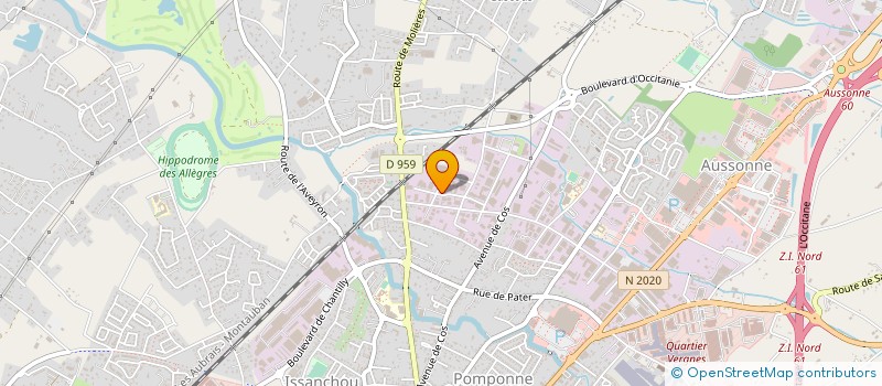 localisation de l'entreprise INTERVAL CREATION à MONTAUBAN