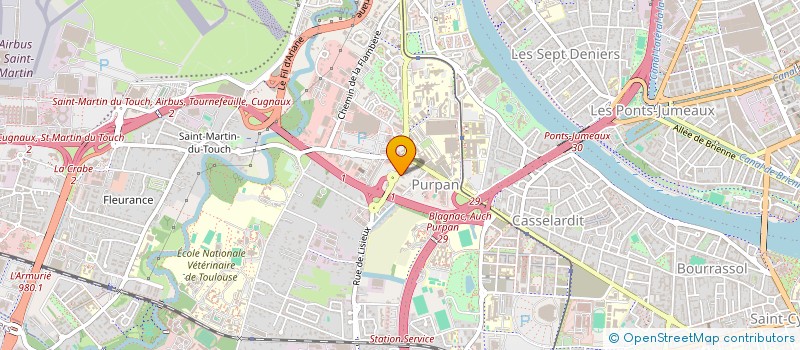 localisation de l'entreprise INTERVAL PRESTATIONS à TOULOUSE