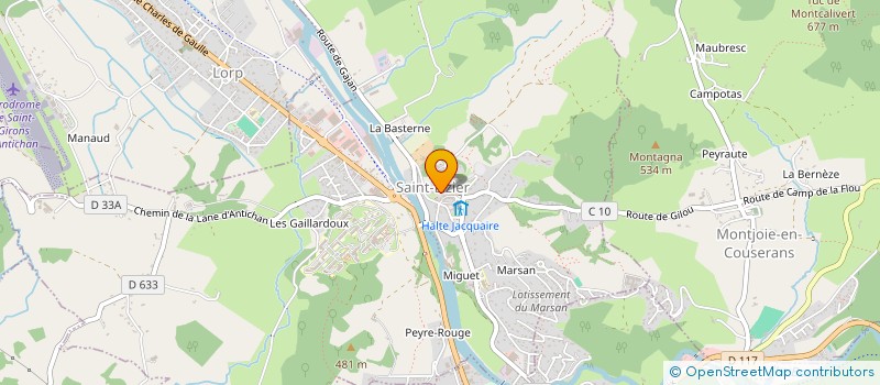 localisation de l'entreprise INTERVALLE à SAINT-LIZIER