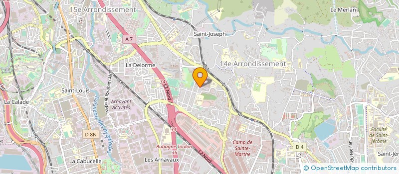 localisation de l'entreprise INTERVENTION DEPANNAGE SERVICE  MARSEILLE