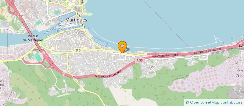 localisation de l'entreprise INTERVENTION GARDIENNAGE SECURITE  MARTIGUES