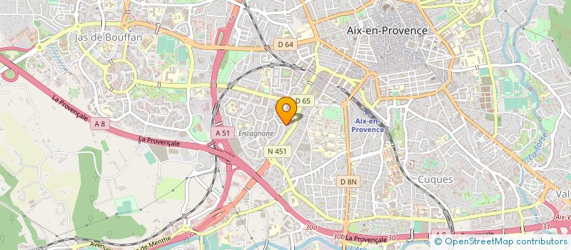 localisation de l'entreprise INTERVENTION INCENDIE à AIX-EN-PROVENCE