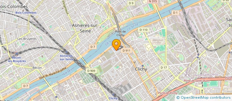 localisation de l'entreprise INTERVENTION MULTI MEDIA à CLICHY