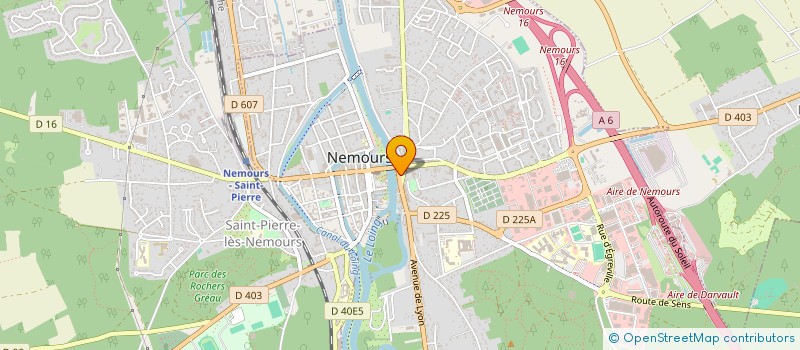 localisation de l'entreprise INTERVENTION NEMOURS SECURITE  NEMOURS