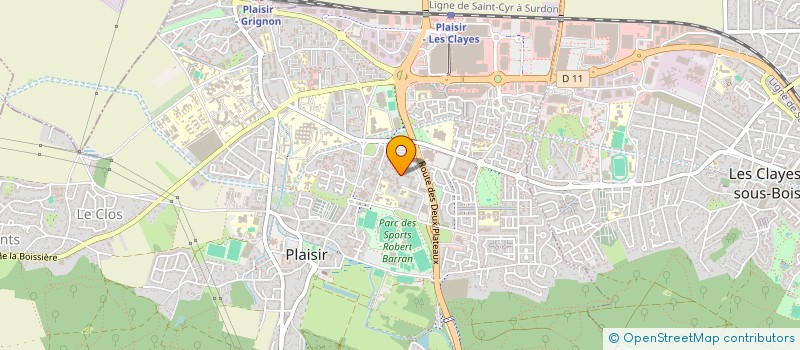 localisation de l'entreprise INTERVENTION PROTECTION SECURITE à PLAISIR