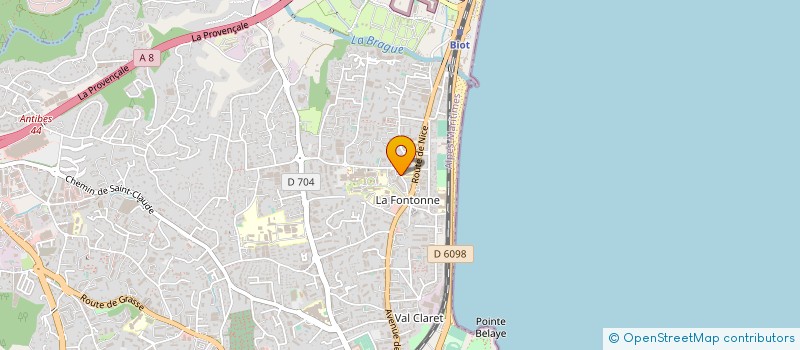localisation de l'entreprise INTERVENTION RENOVATION SYSTEME AUTO à ANTIBES