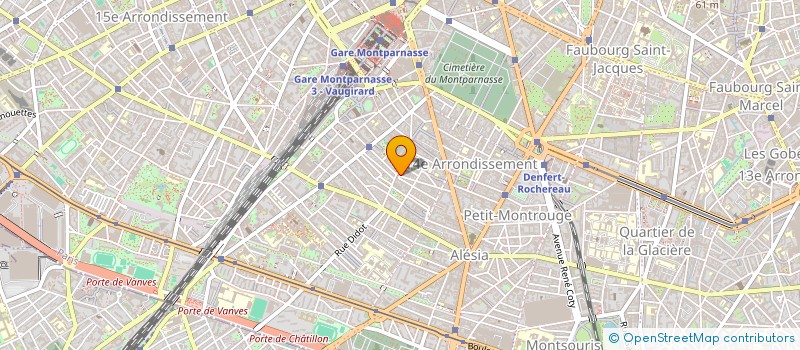 localisation de l'entreprise INTERVENTION SECURITE à PARIS