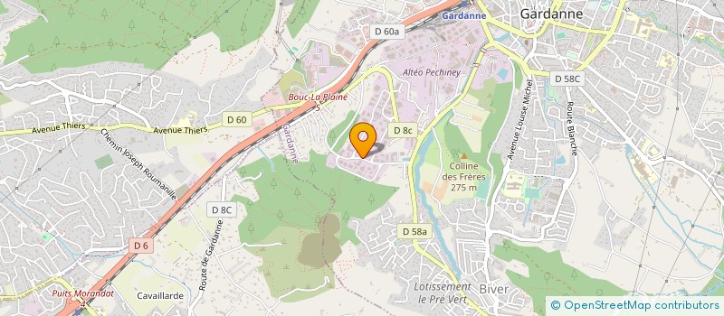 localisation de l'entreprise INTERVENTION SECURITE INDUSTRIE PLUS à GARDANNE