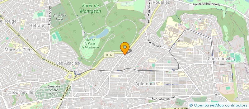 localisation de l'entreprise INTERVENTION.SECURITE.MAITRE-CHIEN  LE HAVRE