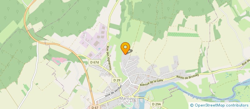 localisation de l'entreprise INTERVENTION SOUDURE SUR OUVRAGES D'ARTS à MARNAY