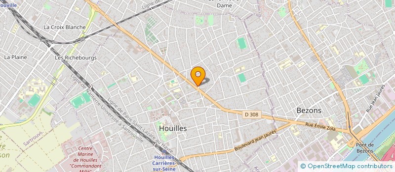 localisation de l'entreprise INTERVENTION SURVEILLANCE ASSIST PROTEC  HOUILLES