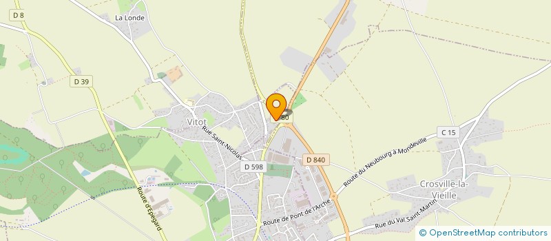 localisation de l'entreprise INTERVENTION TECHNI SERVICES CHANTIERS à CROSVILLE-LA-VIEILLE