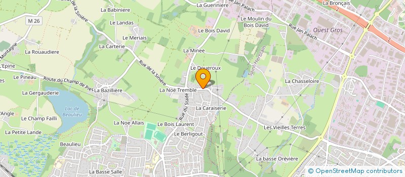 localisation de l'entreprise INTERVENTION THERMIC à COUERON