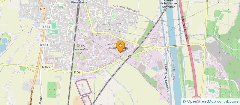 localisation de l'entreprise INTERVENTION TRANSFERT MONTAGE  PIERRELATTE