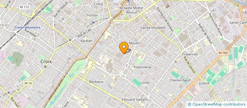 localisation de l'entreprise INTERVENTIONS TECHNIQUES EN HAUTEUR  ROUBAIX