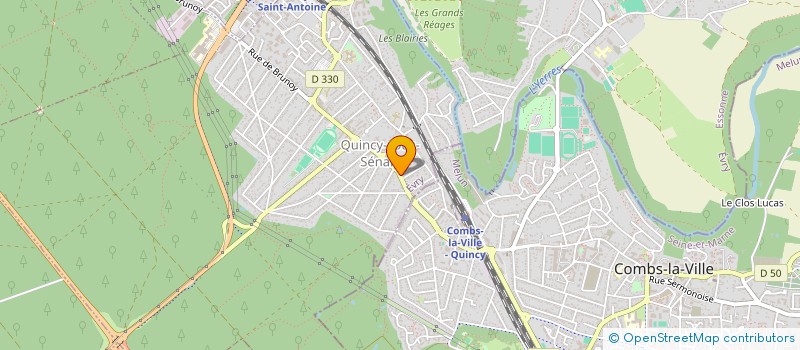 localisation de l'entreprise INTERVENTIONS TRAVAUX PUBLICS BATIMENT à QUINCY-SOUS-SENART