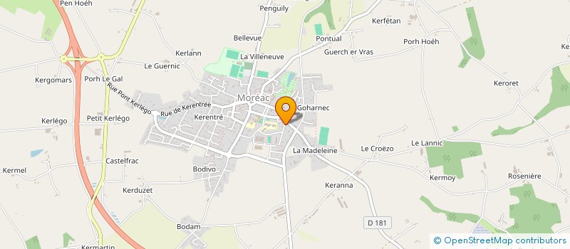 localisation de l'entreprise INTERVIANDE à MOREAC