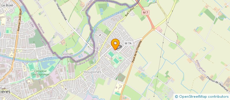 localisation de l'entreprise INTERVIANDES  HOUPLINES