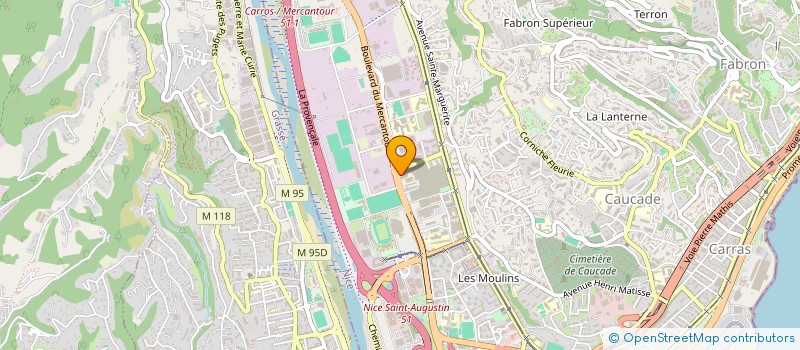 localisation de l'entreprise INTERVILLES à NICE