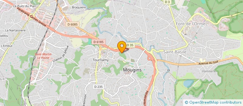 localisation de l'entreprise INTERVISION  MOUGINS