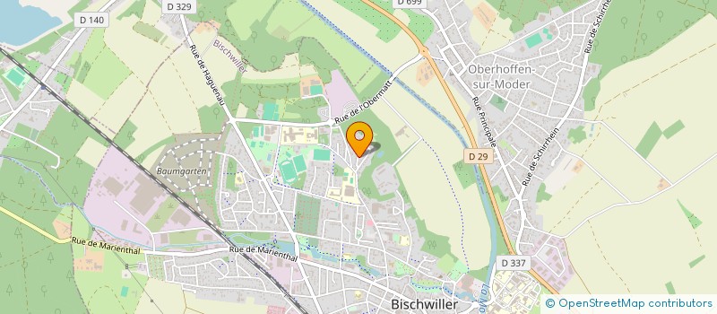 localisation de l'entreprise INTERVISION FILIALE  BISCHWILLER