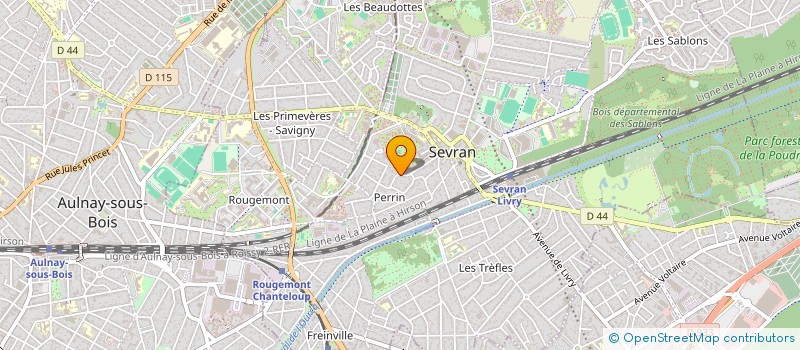 localisation de l'entreprise INTERVISTA à SEVRAN