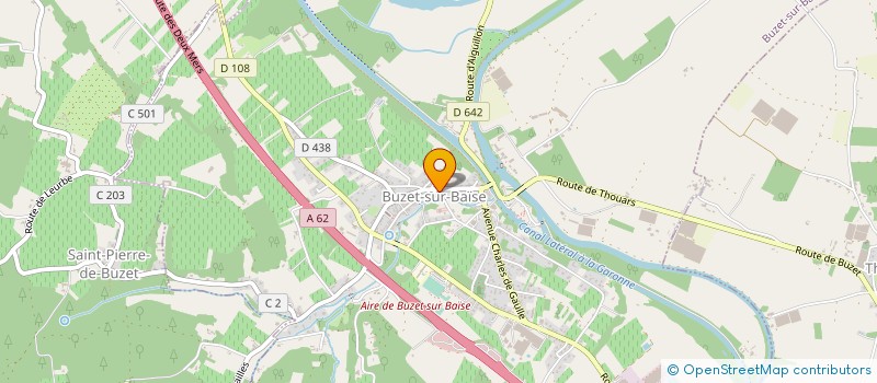 localisation de l'entreprise INTESA FAMIGLIA  BUZET-SUR-BAISE