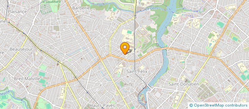 localisation de l'entreprise INTEXYS à NANTES