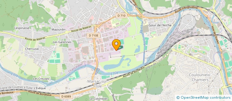 localisation de l'entreprise INTFRADIS à MARSAC-SUR-L'ISLE