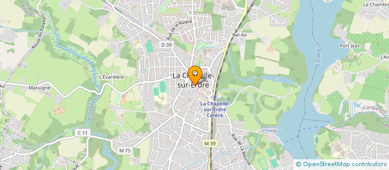 localisation de l'entreprise INTI  LA CHAPELLE-SUR-ERDRE