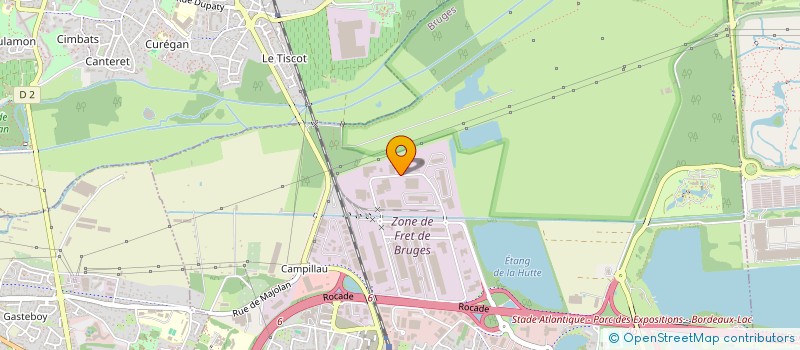 localisation de l'entreprise INTI  BRUGES