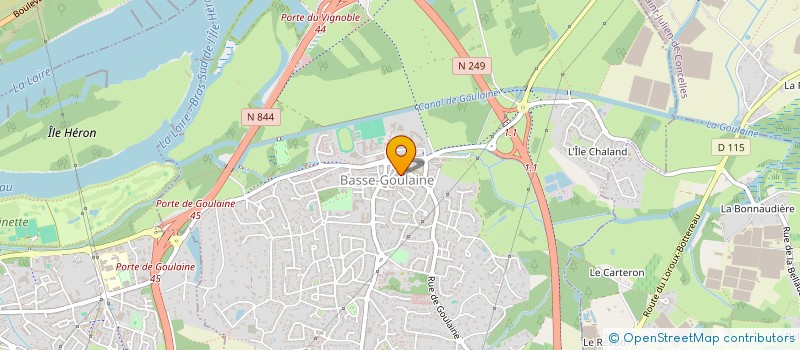 localisation de l'entreprise INTI CONSEIL à BASSE-GOULAINE