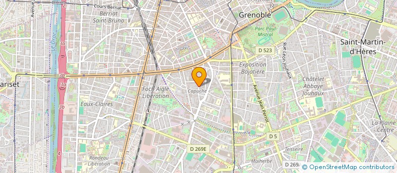 localisation de l'entreprise INTI DES ANDES IMPORT-EXPORT à GRENOBLE