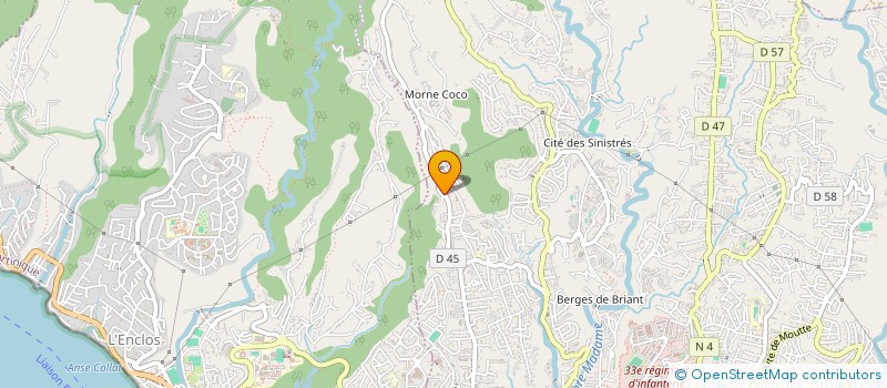 localisation de l'entreprise INTI1603  FORT-DE-FRANCE