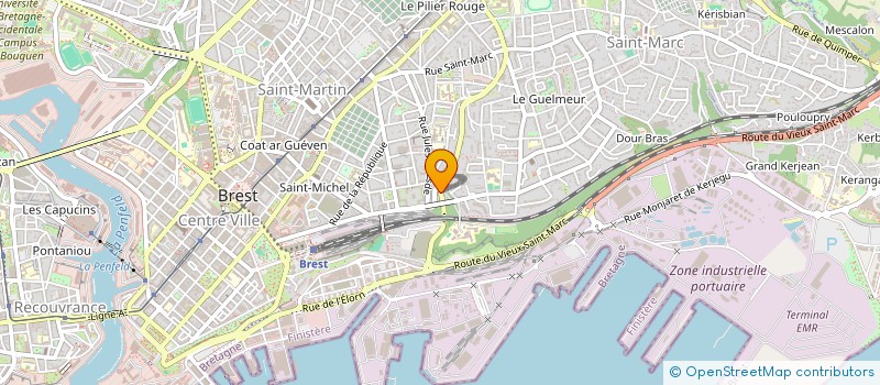 localisation de l'entreprise INTIA à BREST