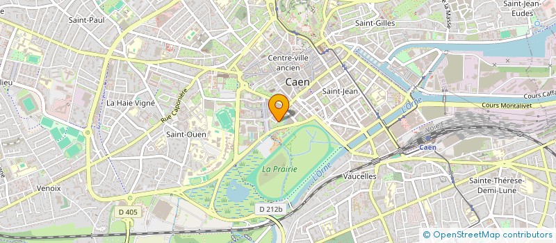 localisation de l'entreprise INTICA à CAEN