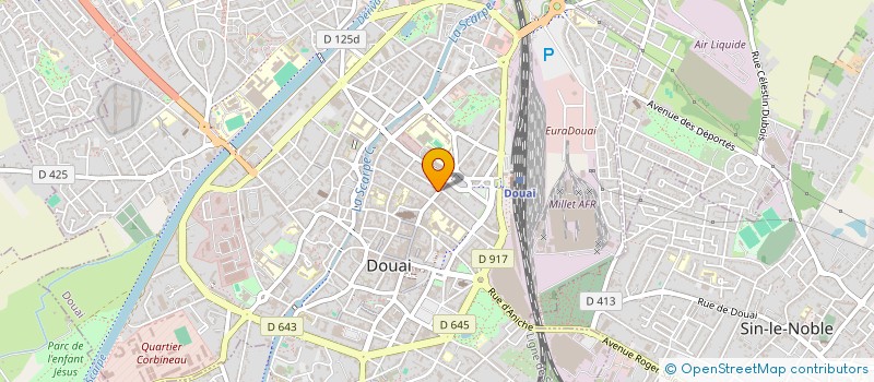 localisation de l'entreprise INTIM IDEE à DOUAI