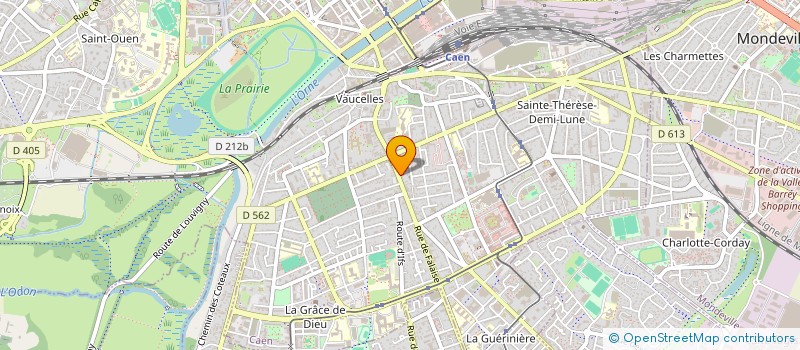 localisation de l'entreprise INTIME à CAEN
