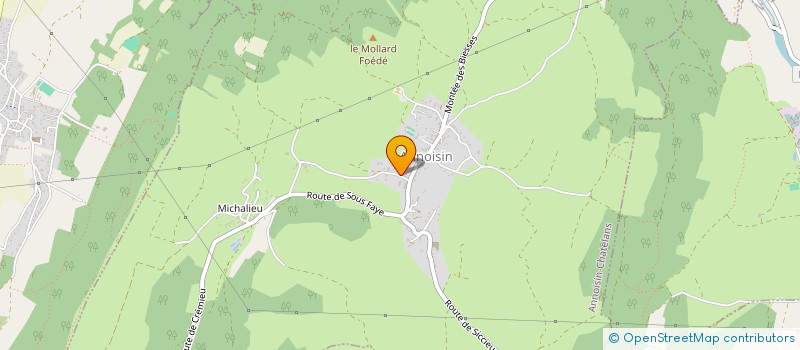 localisation de l'entreprise INTIME NEDINE  ANNOISIN-CHATELANS