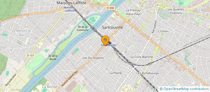 localisation de l'entreprise INTIMEO à SARTROUVILLE