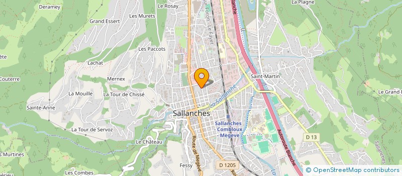 localisation de l'entreprise INTIMISPA à SALLANCHES