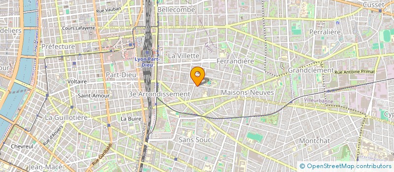 localisation de l'entreprise INTIN  LYON