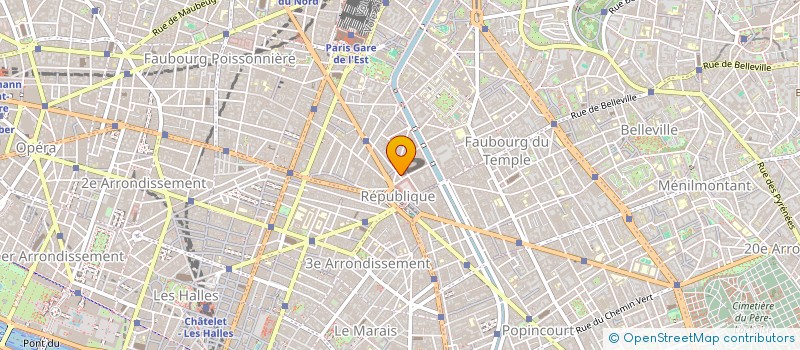 localisation de l'entreprise INTINE  PARIS