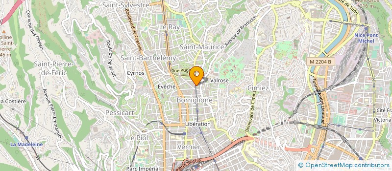 localisation de l'entreprise INTITUT DS COMMUNI RESEAUX EUROPEENS à NICE