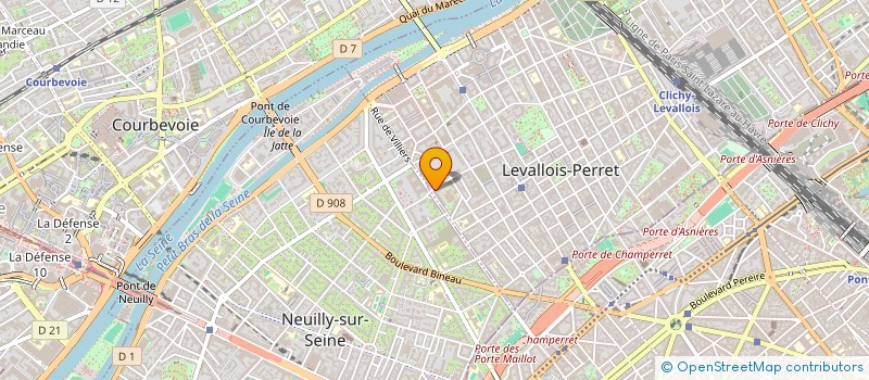 localisation de l'entreprise INTM à LEVALLOIS-PERRET